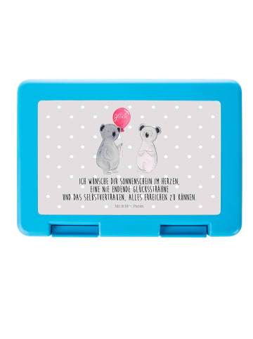 Mr. & Mrs. Panda Aufbewahrungsbox Koala Luftballon mit Spruch in Grau Pastell