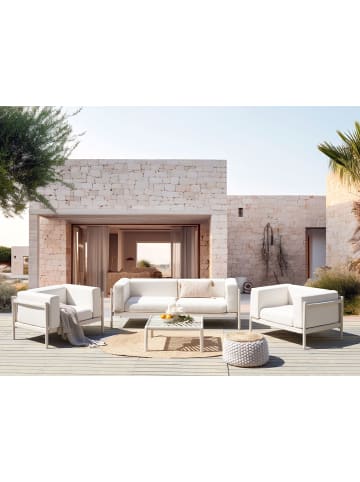Beliani 4-tlg Sitzgruppe FERRETTI in Beige