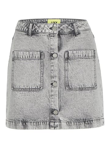 JJXX Jeansrock in Light Grey Denim