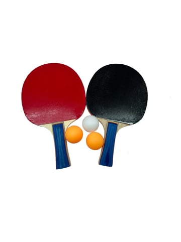 COFI 1453 JollyStar Tischtennisset – Schläger mit 3 Bällen für Einsteiger & Frei in Rot