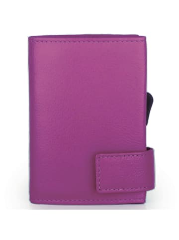 SecWal SecWal 1 Kreditkartenetui Geldbörse RFID Leder 9 cm in pink
