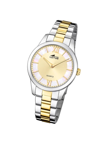 Lotus Chronograph-Armbanduhr Lotus Classic silber, gold mittel (ca. 34mm)