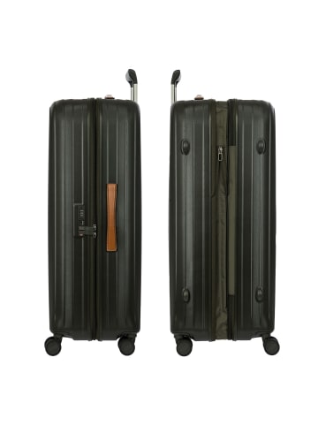 BRIC`s Taormina 4 Rollen Trolley L 82 cm mit Dehnfalte olive