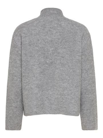 ONLY Strickpullover in Medium Grey Melange