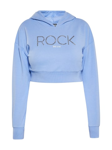 ROCKEASY Hoodie in BLAU