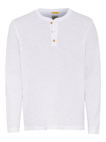 Camel Active Langarmshirt Henley in Weiß