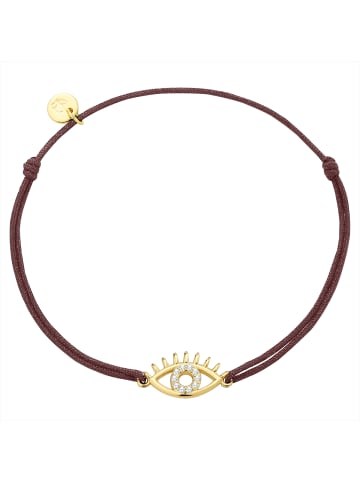 Glanzstücke München Armband Allsehendes Auge aus Sterling Silber mit Zirkonia in gelbgold