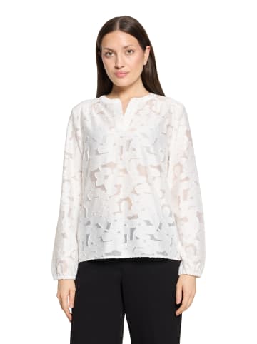 BETTY & CO Schlupfbluse mit Muster in Rohweiß