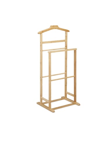relaxdays Herrendiener in Natur - (B)47 x (H)98,5 x (T)36 cm