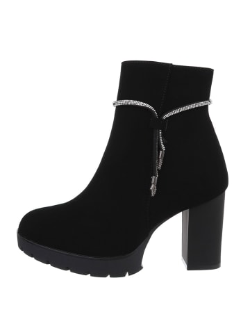 Ital-Design Stiefelette in Schwarz