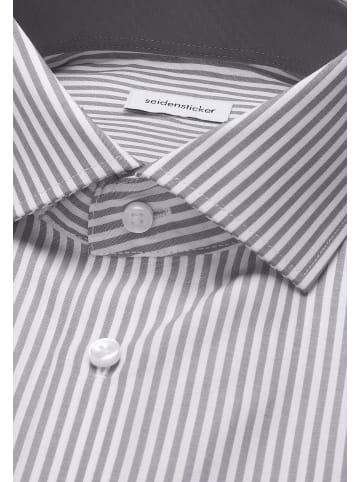 Seidensticker Business Hemd Slim in Grau