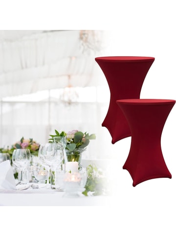 Lumaland Stehtischhusse 80-85cm rot rot