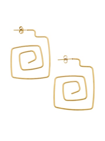 usha WHITE LABEL Women Earrings With Butterfly Clutch in Gold