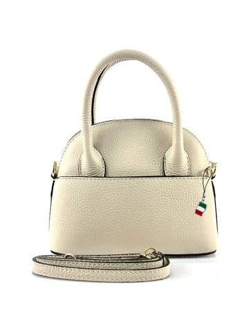 Florence Florence Umhängetasche Leder beige ca. 20cm