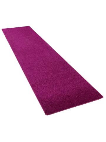 Snapstyle Hochflor Velours Läufer Teppich Luna in Purple