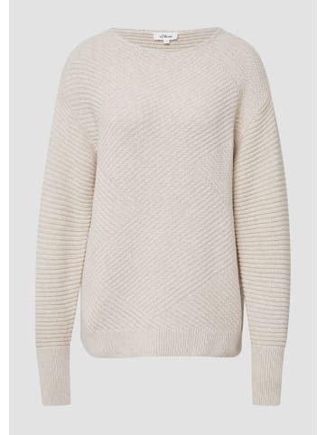 s.Oliver Strickpullover in 81W9_beige