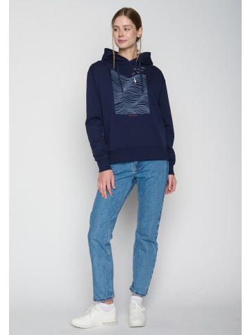 GreenBomb Hoodie Nature High Sea in Marineblau