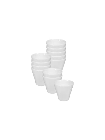 Seltmann Weiden 12er Set Eierbecher Rondo/Liane in ø 5,3 cm in weiß