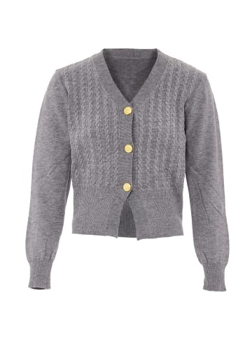 NAEMI Damen Strickjacke in Grau