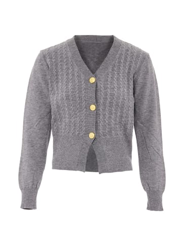 NAEMI Strickjacke in Grau