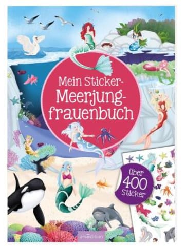 ars edition Buch - Mein Sticker-Meerjungfrauenbuch