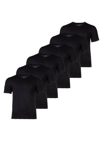 BOSS T-Shirt 6er Pack in Schwarz