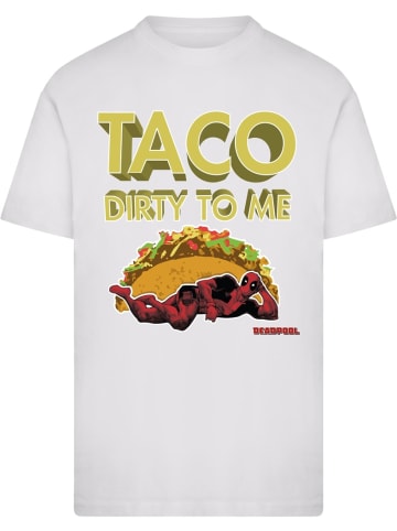 Merchcode T-Shirt "Deadpool Taco Tee" in Weiß
