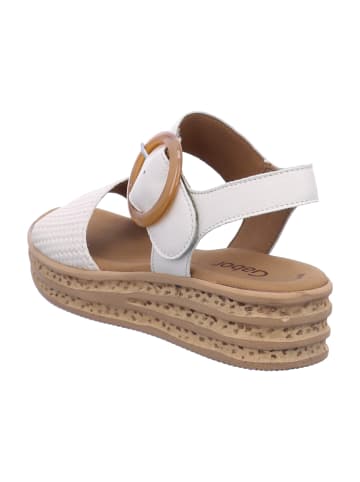 Gabor Keilsandaletten in Weiß
