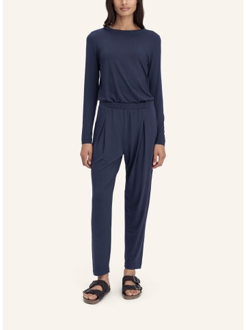 Hessnatur Schlafhose Regular in dunkelblau