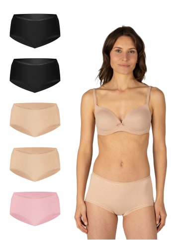 Elsie 5er Pack High Waist Hüftslip in Mix