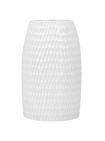 Beliani Dekovase LINZI in Weiß - (W) 14 x (H) 25 x (L) 14 cm