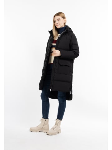 DreiMaster Maritim Winterjacke Mit Wattierung in Schwarz