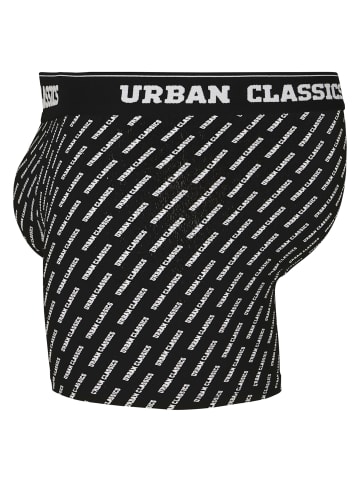 Urban Classics Urban Classics in darkgreen+black+branded aop