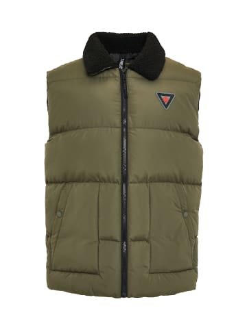 Threadbare Steppweste THB Jacket Gilet Taylor in Khaki