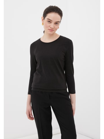 Finn Flare Langarmshirt Basic in black