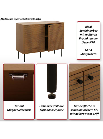 MCW Sideboard N78, Dunkelbraun