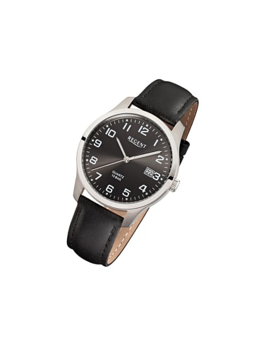 Regent Armbanduhr Regent Titan-Uhren schwarz mittel (ca. 37mm)