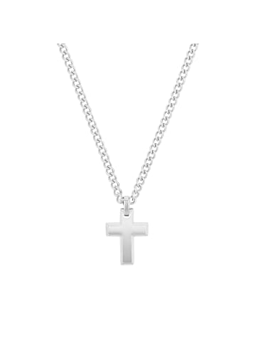 Tom Tailor Kette mit Anhänger Edelstahl in silber