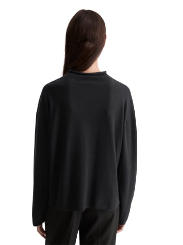 Marc O'Polo Feinstrick-Pullover oversized in Schwarz