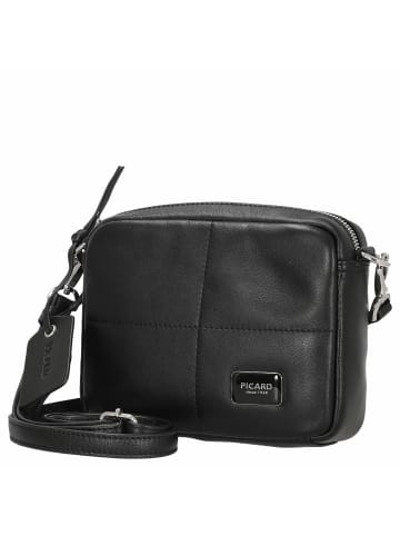 PICARD Plaza - Schultertasche 17.5 cm (black) in schwarz