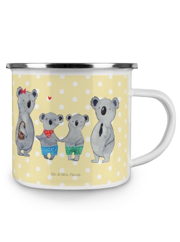 Mr. & Mrs. Panda Kaffeetasse Koala Familie zwei ohne Spruch in Gelb Pastell