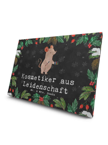 Mr. & Mrs. Panda Tee Adventskalender Kosmetiker Leidenschaft mit... in Kreidetafel