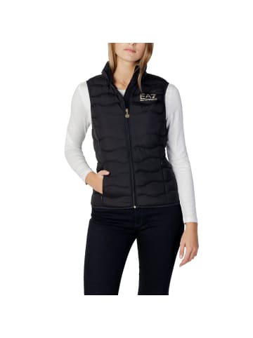EA7 Emporio Armani Schwarz Polyester Ärmellose Jacke