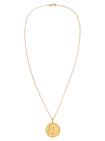 Elli Halskette 925 Sterling Silber Sternzeichen, Sternzeichen - Löwe in Gold