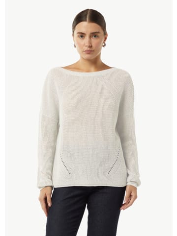 comma Strickpullover langarm in Silber