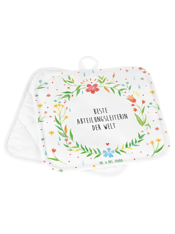 Mr. & Mrs. Panda Topflappen Abteilungsleiterin mit Spruch in Keine Angabe