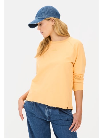 Camel Active Langarmshirt aus reiner Baumwolle in Apricot