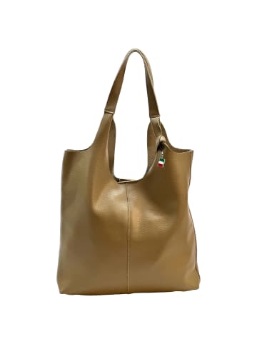 Florence Florence Shopper Leder taupe, beige ca. 37cm