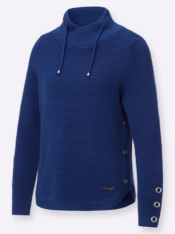 WITT WEIDEN Langarm-Pullover in royalblau
