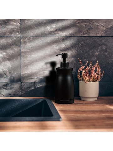 relaxdays 2 x Seifenspender in Silber - 400 ml